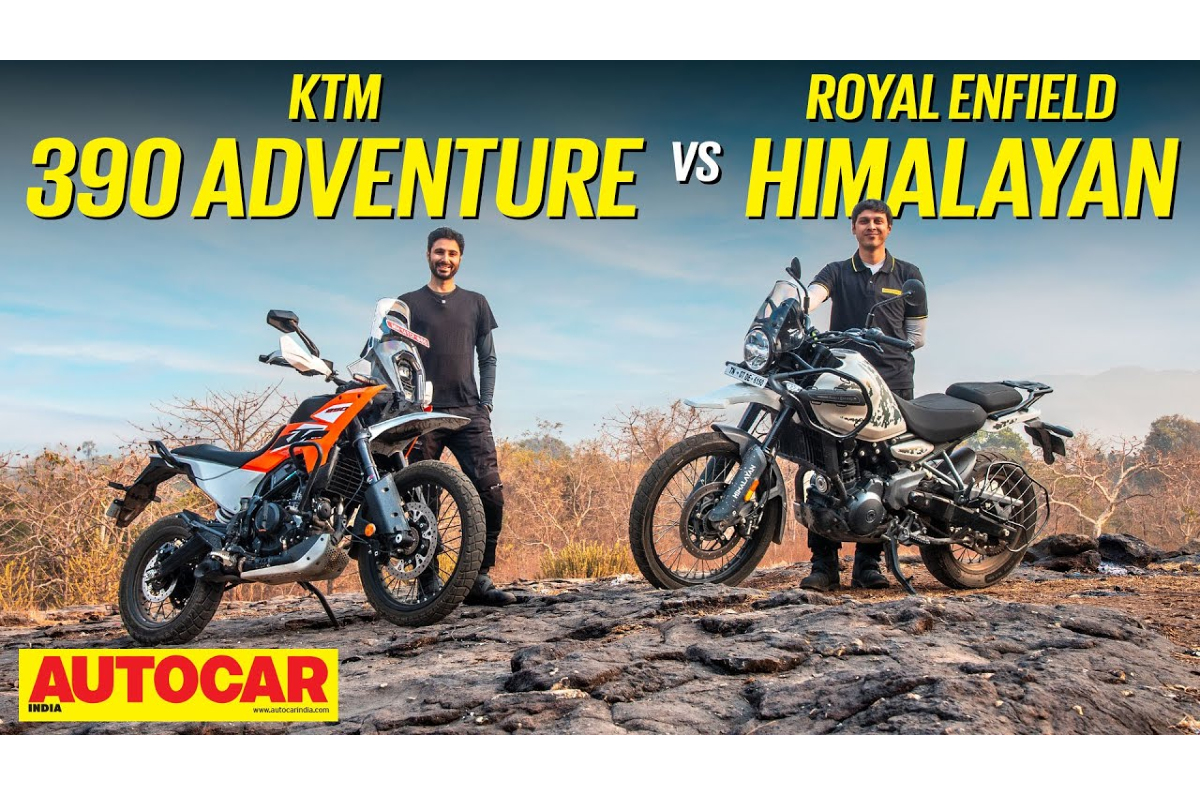 KTM 390 Adventure Royal Enfield Himalayan 450 comparison video